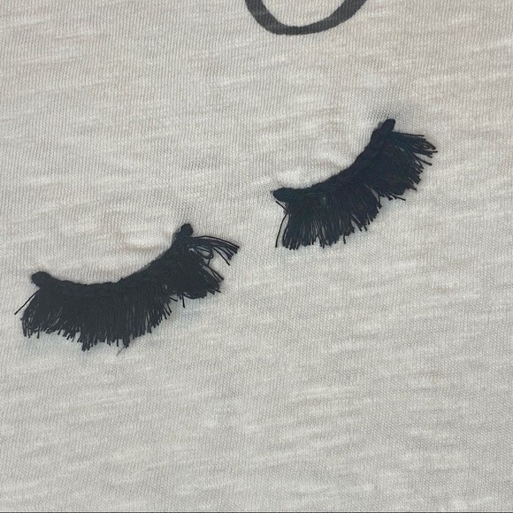 Talbots super cute Tshirt - Size M/P - Stay Chic with eyelashes - gently used - Picture 9 of 11